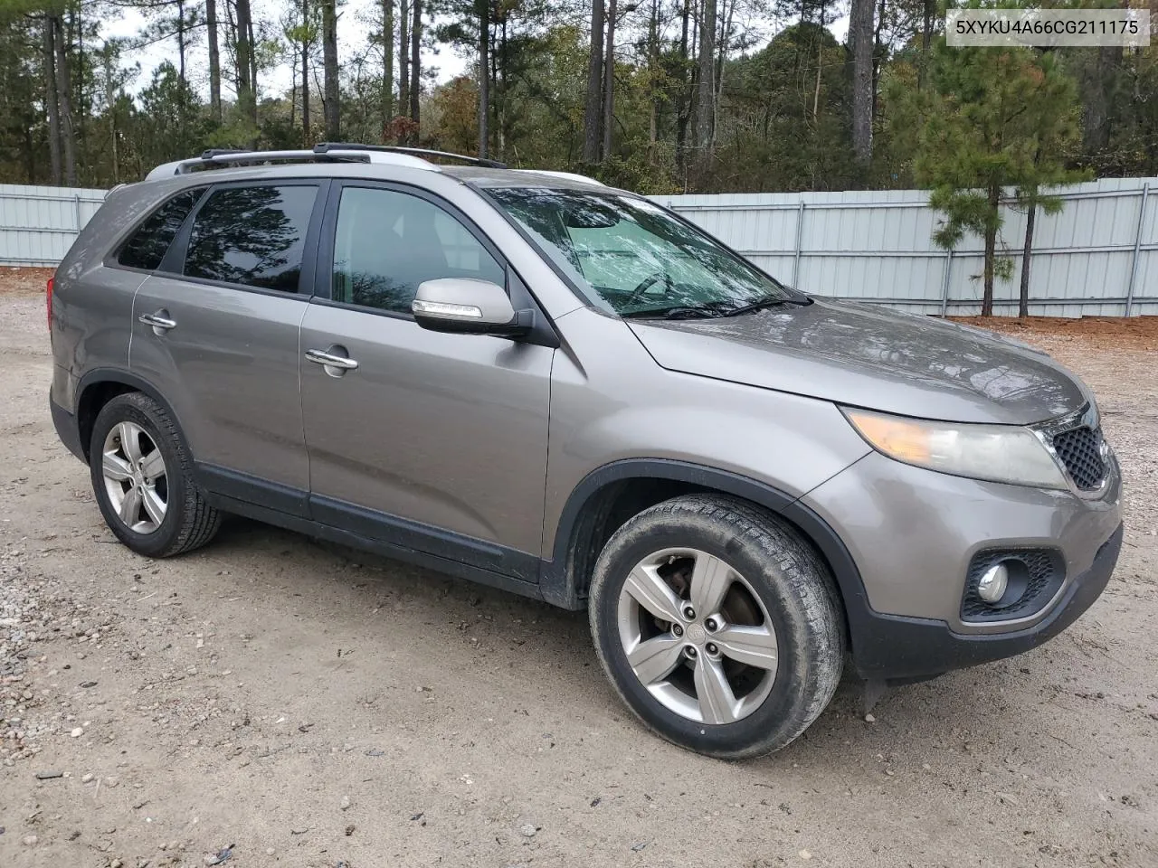 2012 Kia Sorento Ex VIN: 5XYKU4A66CG211175 Lot: 80374244