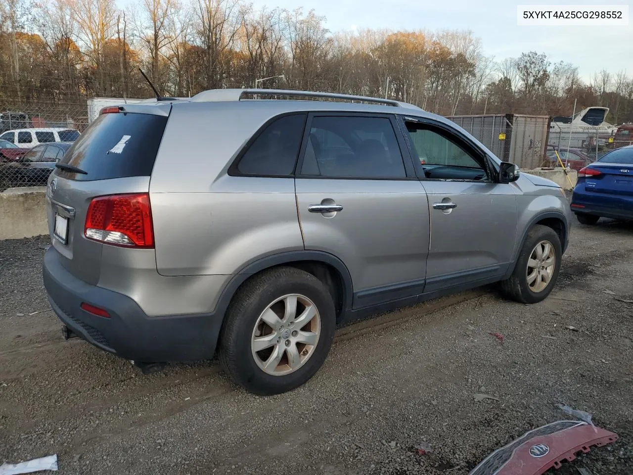 2012 Kia Sorento Base VIN: 5XYKT4A25CG298552 Lot: 80423104