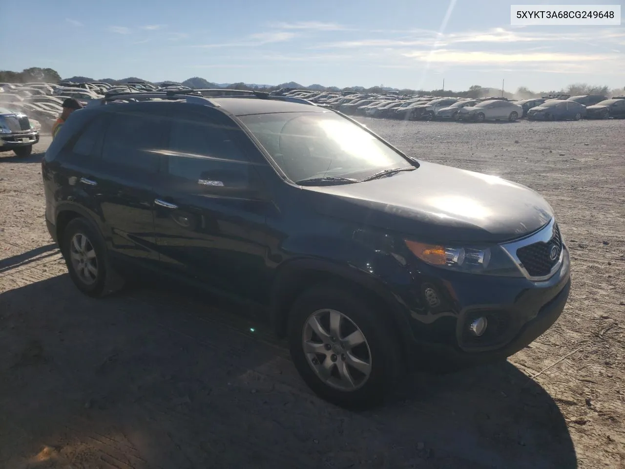 2012 Kia Sorento Base VIN: 5XYKT3A68CG249648 Lot: 80492674