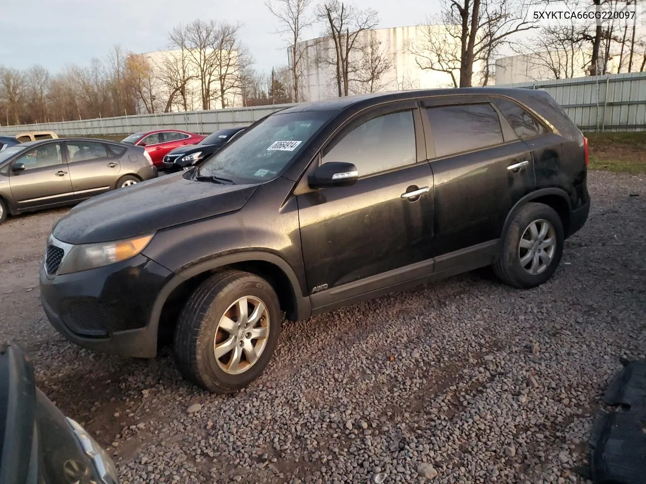 2012 Kia Sorento Base VIN: 5XYKTCA66CG220097 Lot: 80664914