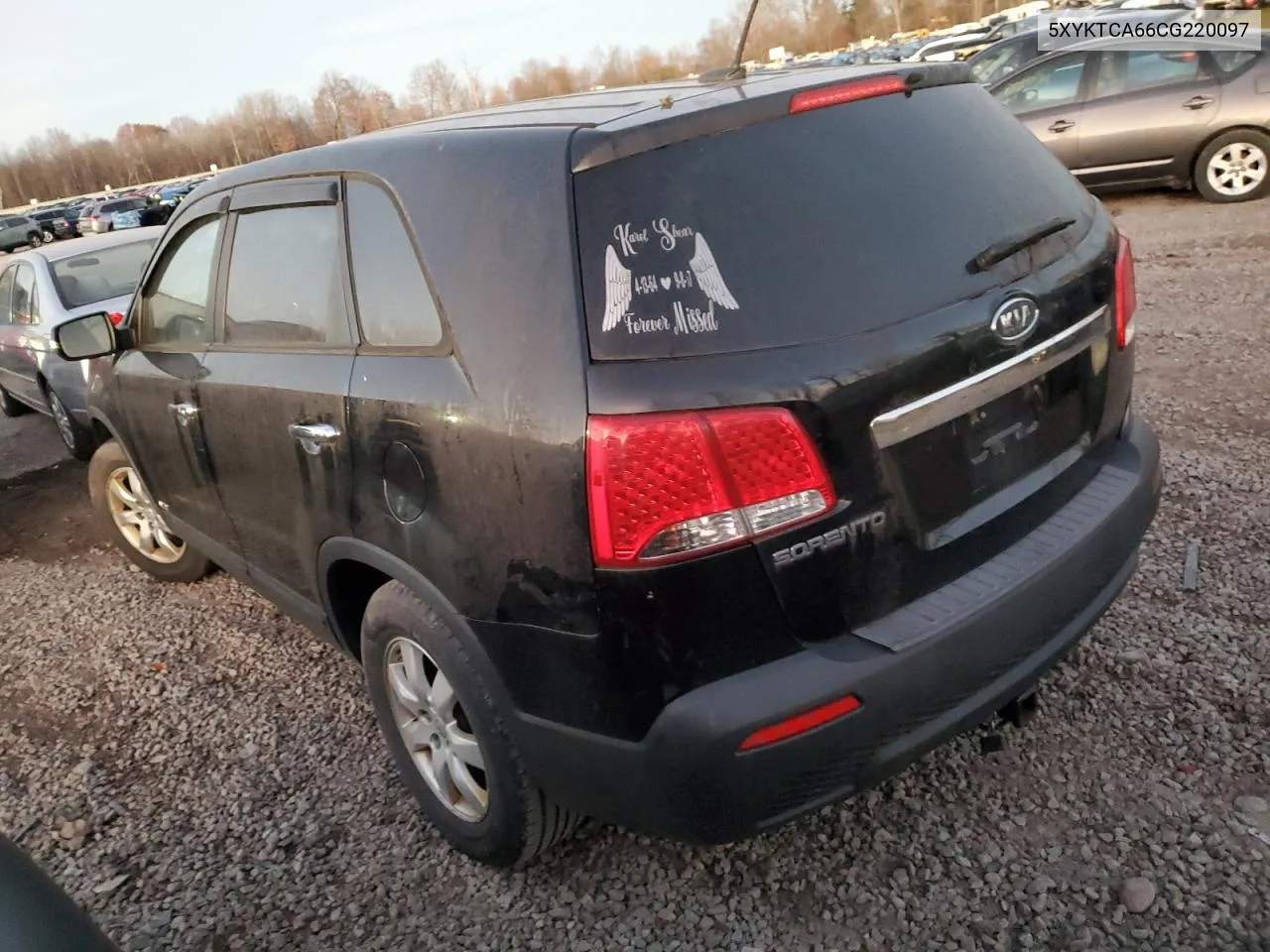 2012 Kia Sorento Base VIN: 5XYKTCA66CG220097 Lot: 80664914