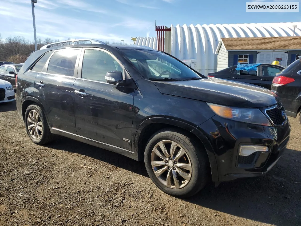 5XYKWDA28CG263155 2012 Kia Sorento Sx