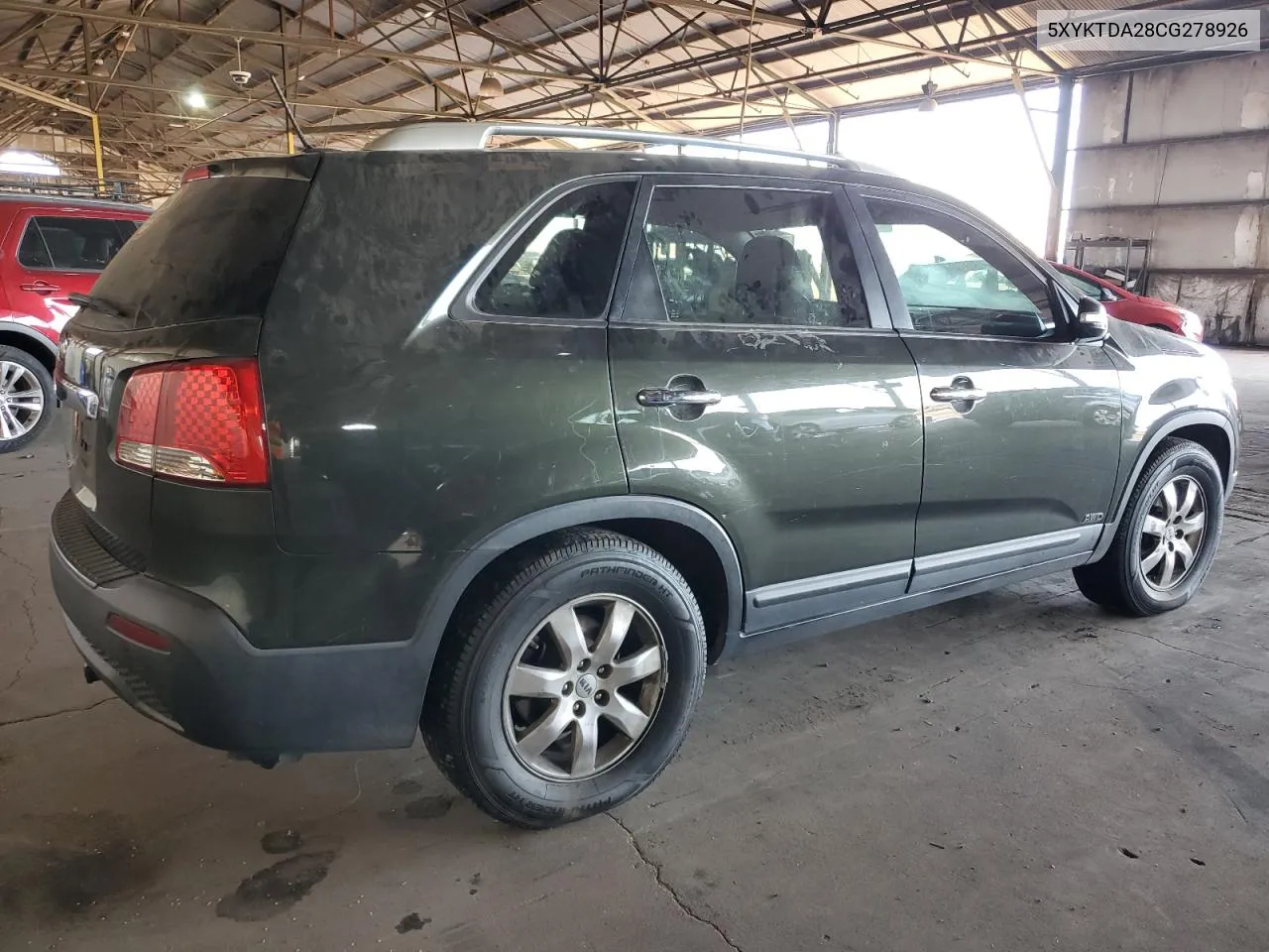 2012 Kia Sorento Base VIN: 5XYKTDA28CG278926 Lot: 81063844