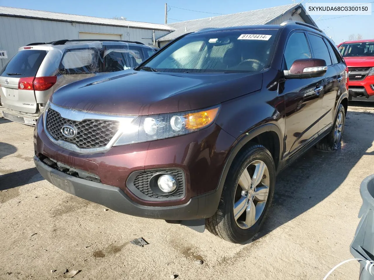 2012 Kia Sorento Ex VIN: 5XYKUDA68CG300150 Lot: 81124414