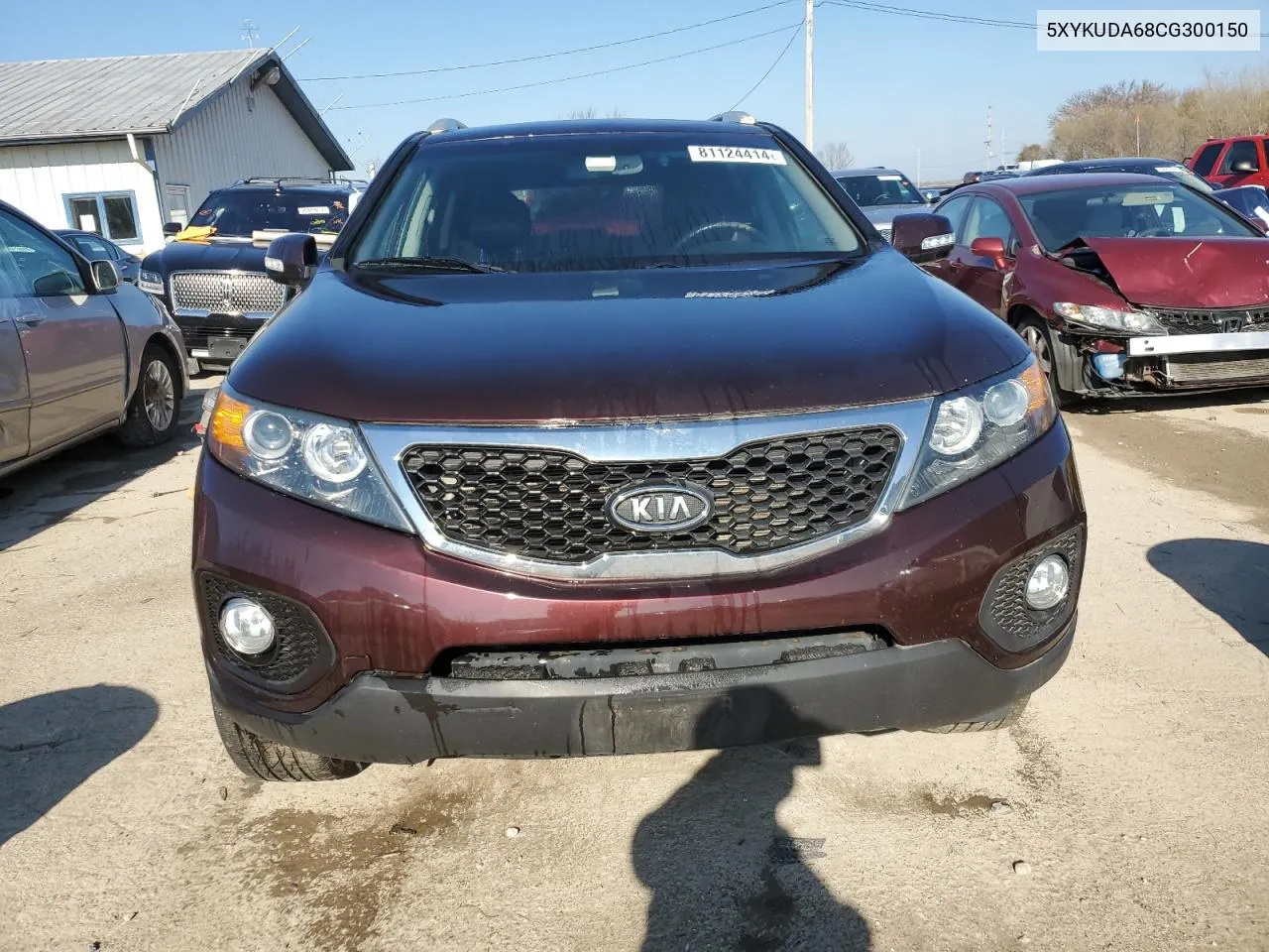 2012 Kia Sorento Ex VIN: 5XYKUDA68CG300150 Lot: 81124414