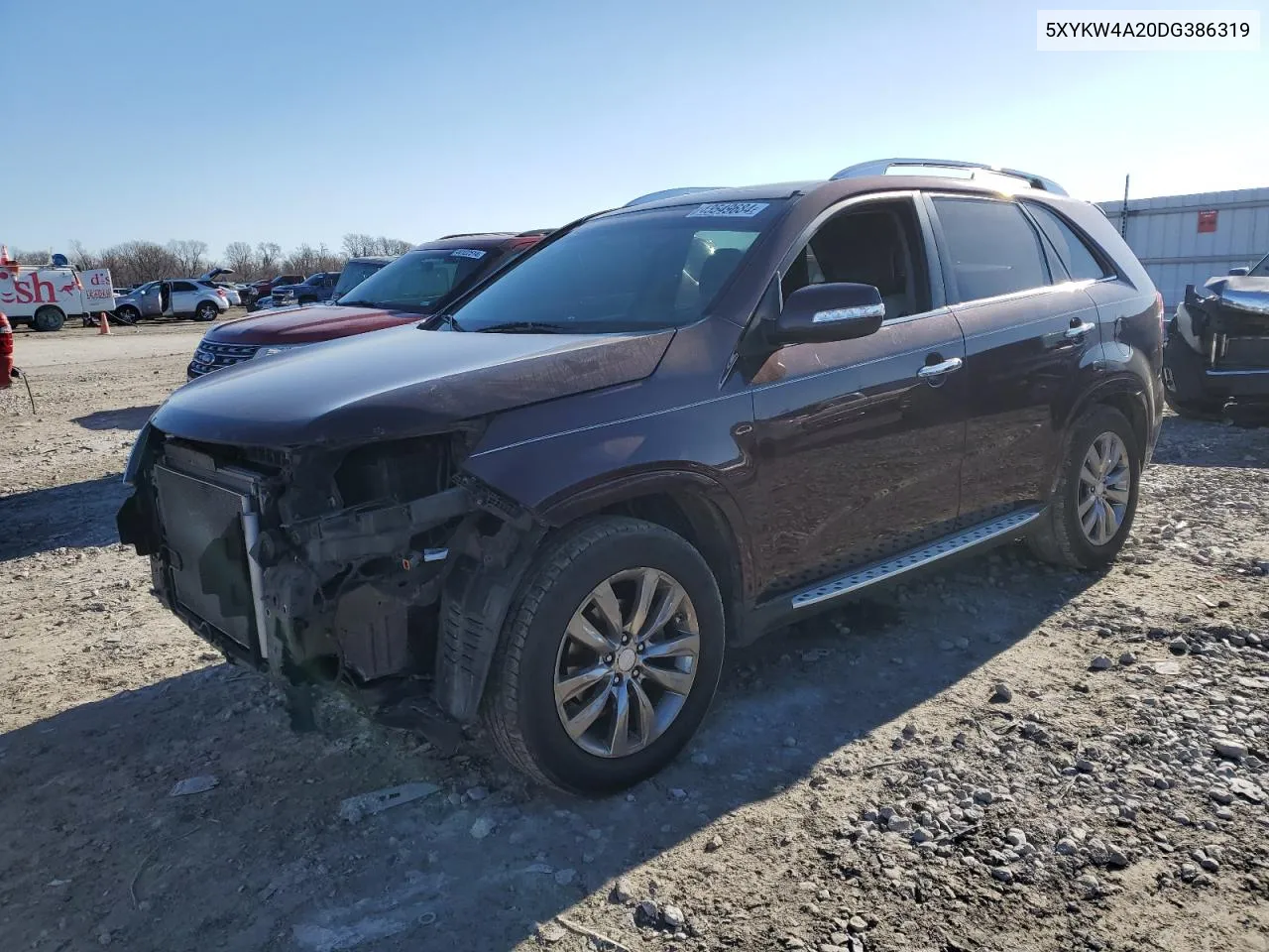 2013 Kia Sorento Sx VIN: 5XYKW4A20DG386319 Lot: 43549684