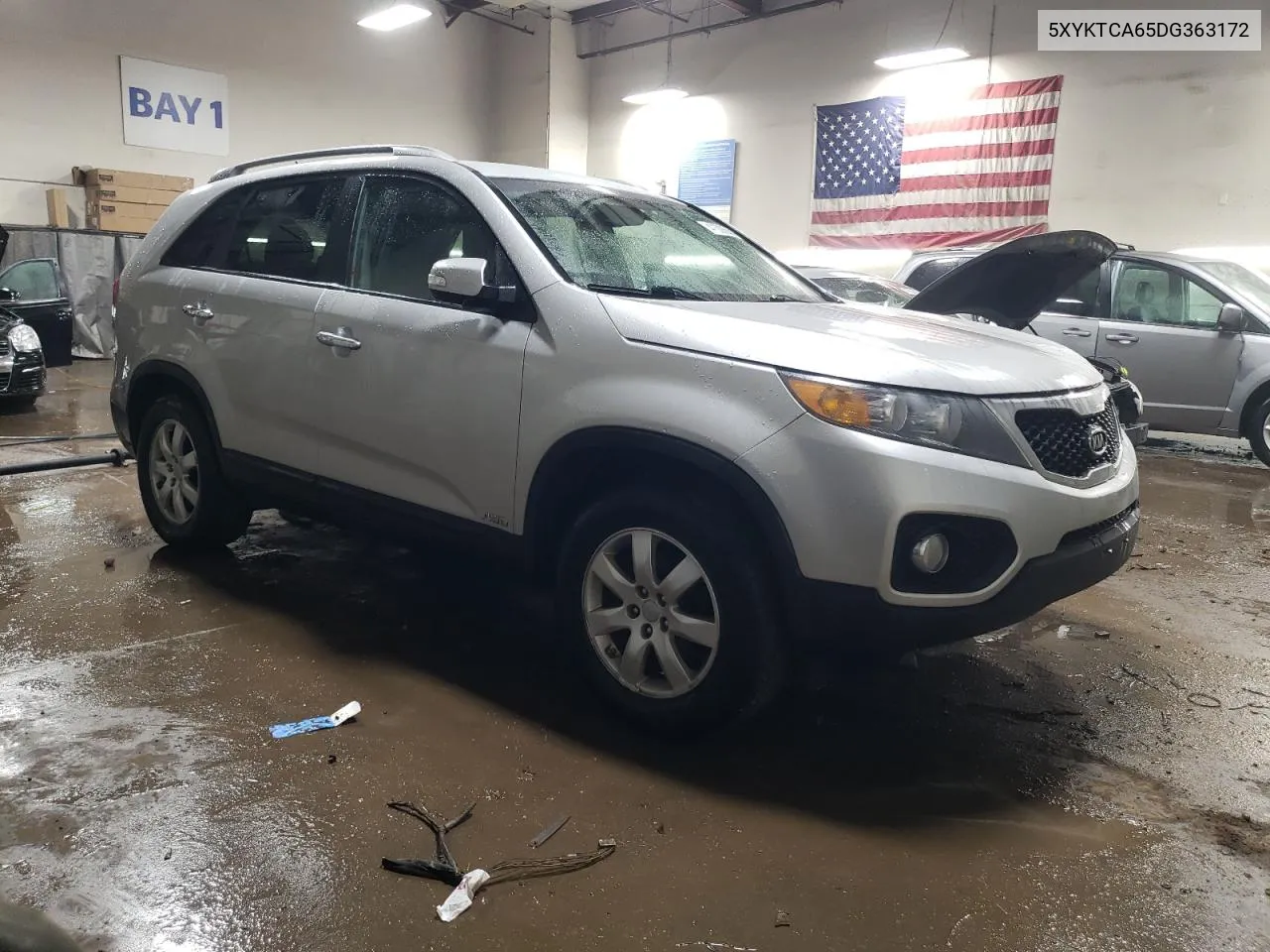 2013 Kia Sorento Lx VIN: 5XYKTCA65DG363172 Lot: 47308564