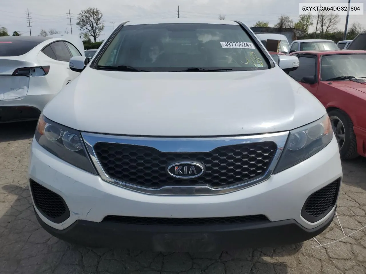 2013 Kia Sorento Lx VIN: 5XYKTCA64DG321804 Lot: 49775624