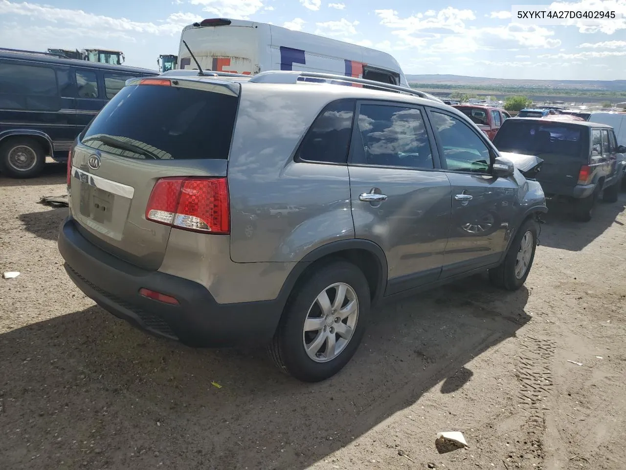 2013 Kia Sorento Lx VIN: 5XYKT4A27DG402945 Lot: 51958684