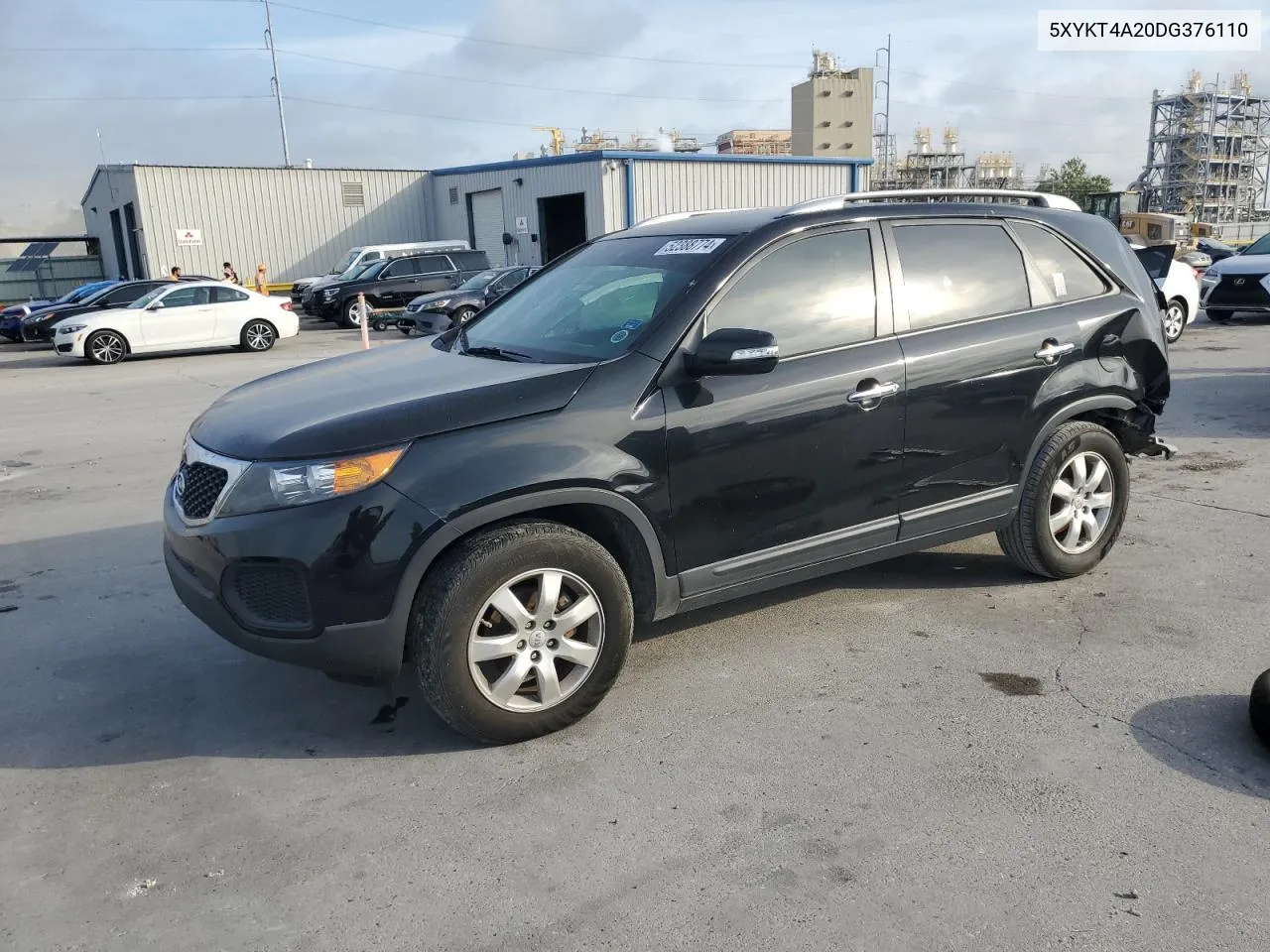 2013 Kia Sorento Lx VIN: 5XYKT4A20DG376110 Lot: 52388774