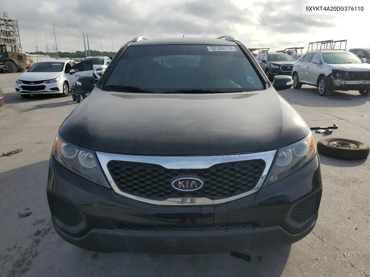 2013 Kia Sorento Lx VIN: 5XYKT4A20DG376110 Lot: 52388774