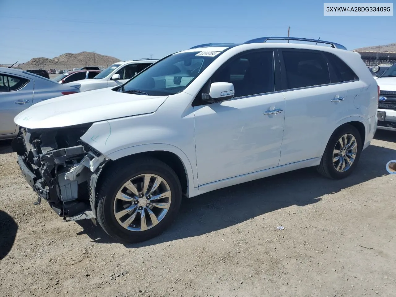 5XYKW4A28DG334095 2013 Kia Sorento Sx