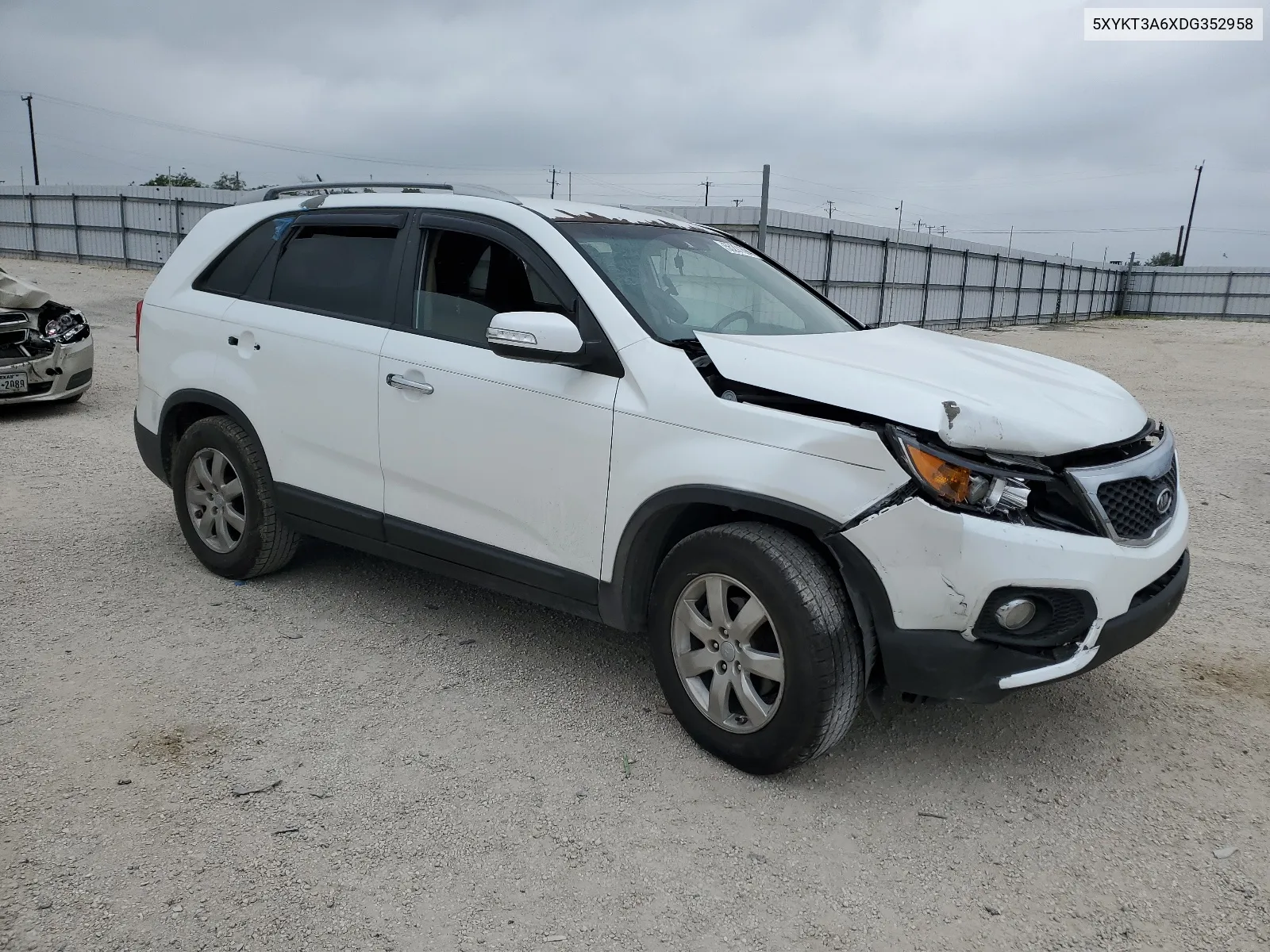 2013 Kia Sorento Lx VIN: 5XYKT3A6XDG352958 Lot: 55291694