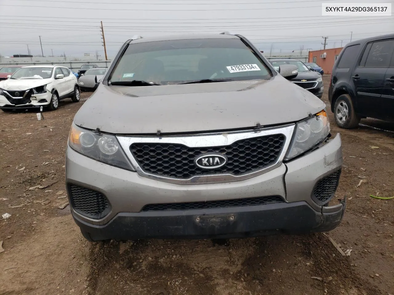 2013 Kia Sorento Lx VIN: 5XYKT4A29DG365137 Lot: 56326064