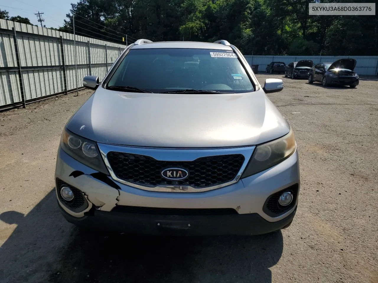 5XYKU3A68DG363776 2013 Kia Sorento Ex