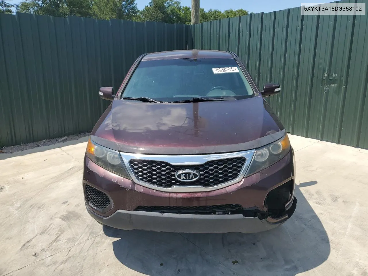 5XYKT3A18DG358102 2013 Kia Sorento Lx