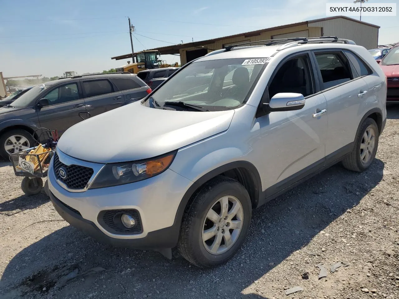 2013 Kia Sorento Lx VIN: 5XYKT4A67DG312052 Lot: 61053934