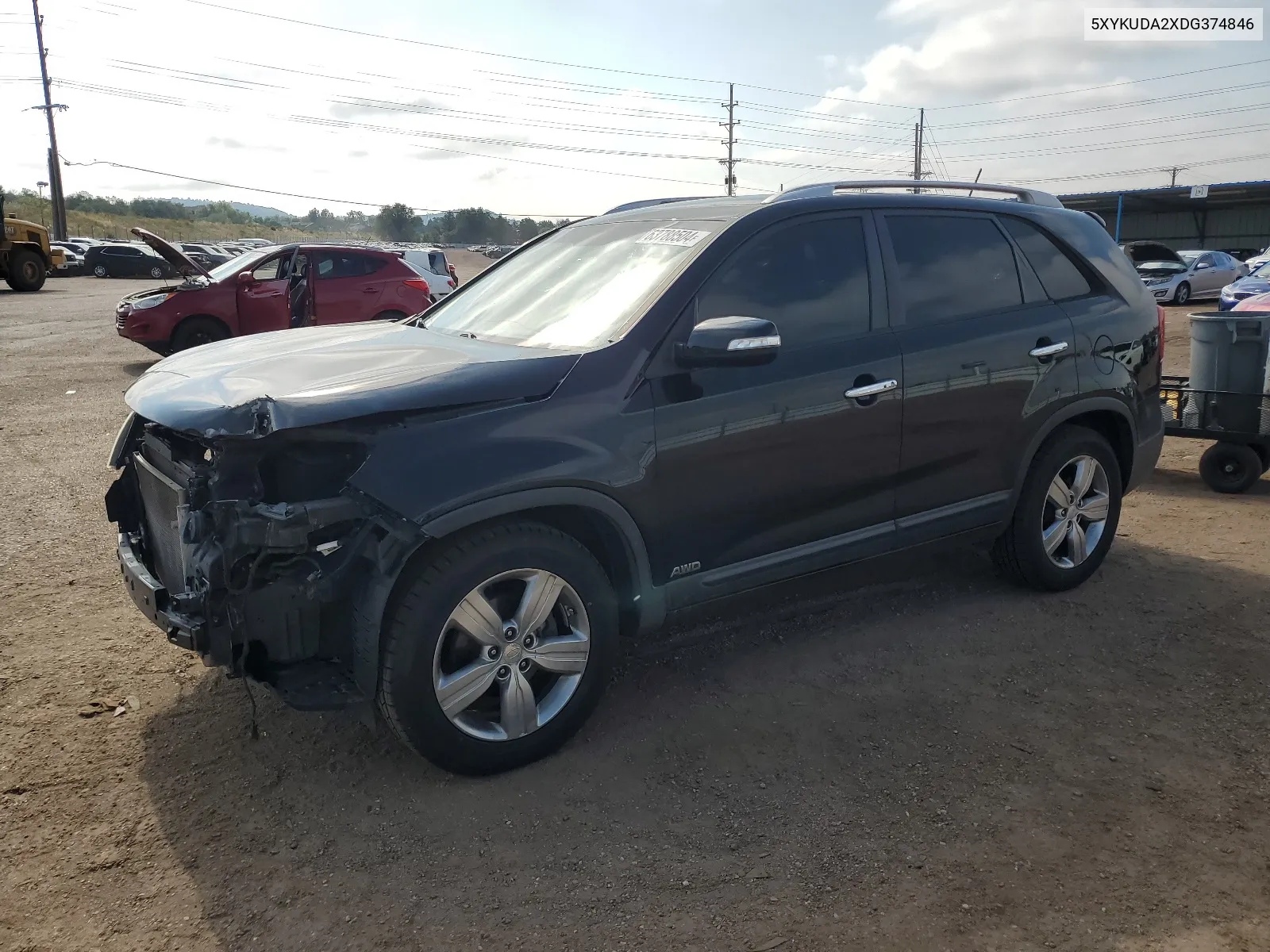 5XYKUDA2XDG374846 2013 Kia Sorento Ex