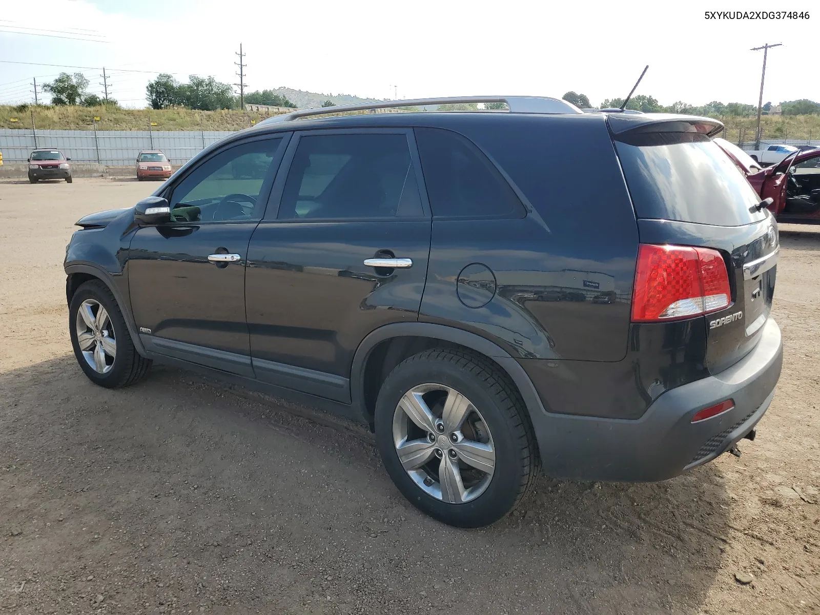 2013 Kia Sorento Ex VIN: 5XYKUDA2XDG374846 Lot: 63788504