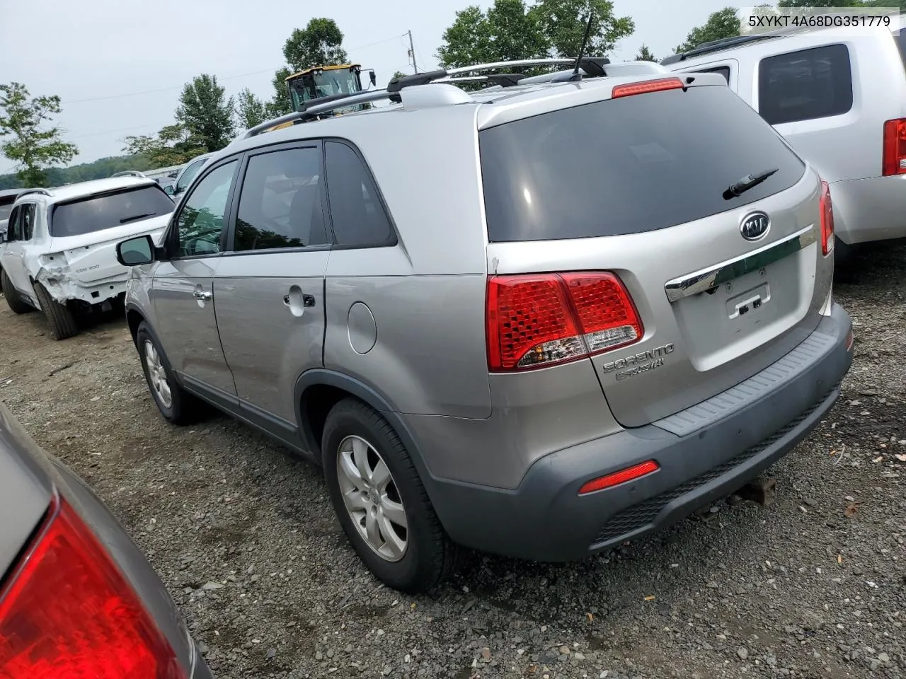 2013 Kia Sorento Lx VIN: 5XYKT4A68DG351779 Lot: 64424884