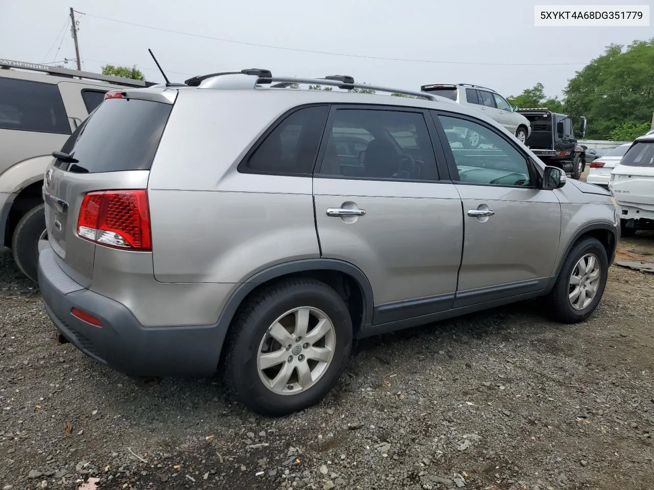 2013 Kia Sorento Lx VIN: 5XYKT4A68DG351779 Lot: 64424884