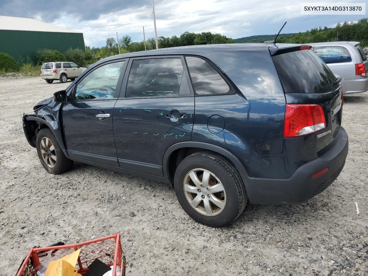 2013 Kia Sorento Lx VIN: 5XYKT3A14DG313870 Lot: 66483494