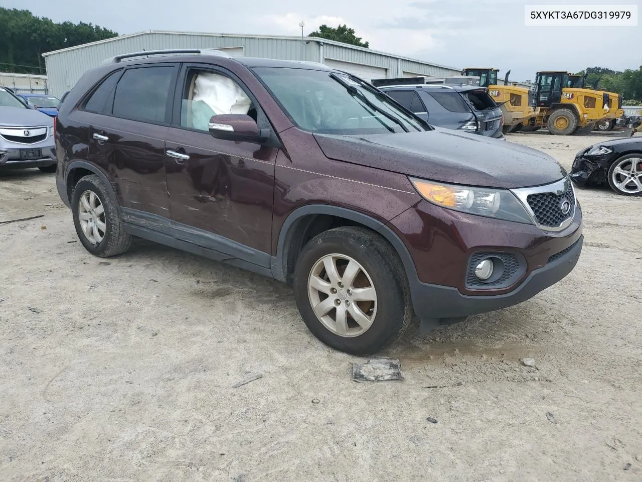 2013 Kia Sorento Lx VIN: 5XYKT3A67DG319979 Lot: 66912584