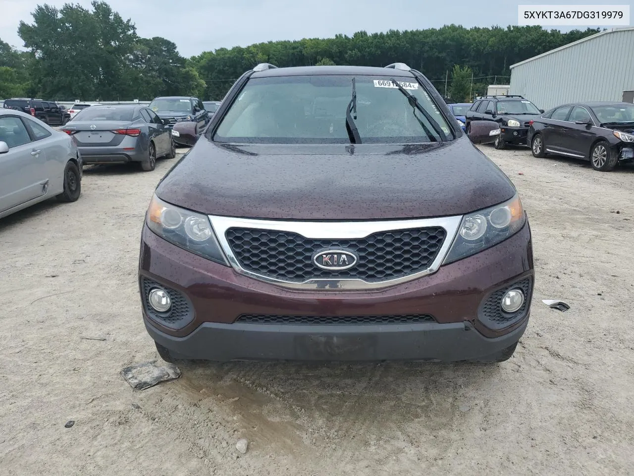 2013 Kia Sorento Lx VIN: 5XYKT3A67DG319979 Lot: 66912584