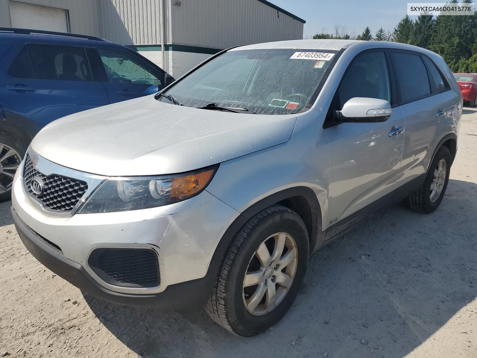 2013 Kia Sorento Lx VIN: 5XYKTCA66DG415778 Lot: 67403954