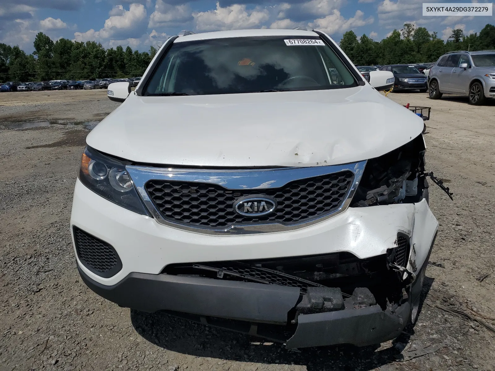 2013 Kia Sorento Lx VIN: 5XYKT4A29DG372279 Lot: 67708264