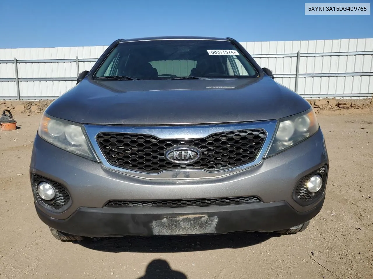 2013 Kia Sorento Lx VIN: 5XYKT3A15DG409765 Lot: 68377574