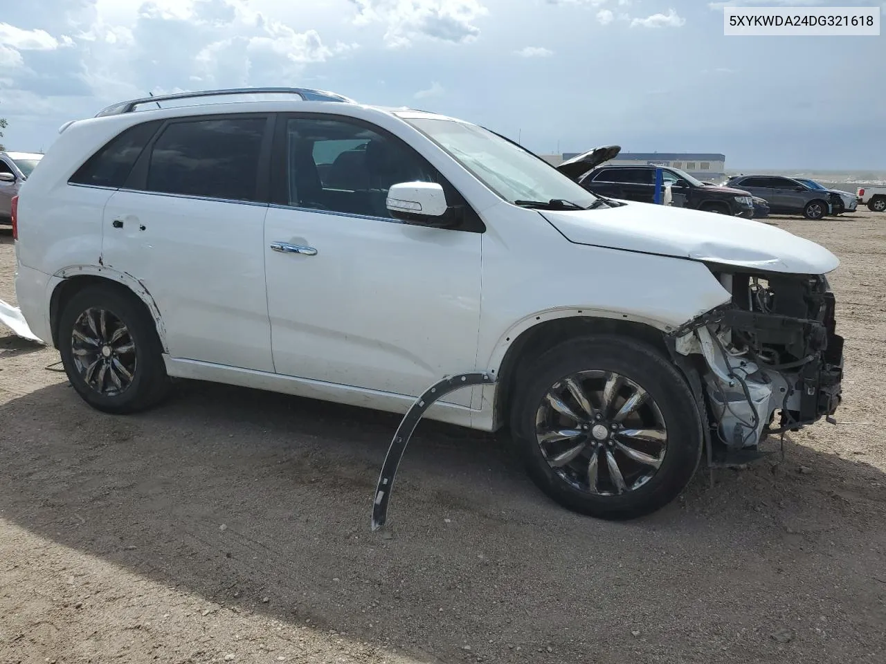 5XYKWDA24DG321618 2013 Kia Sorento Sx