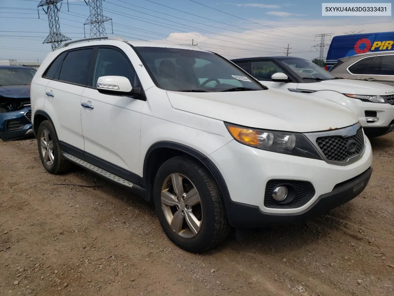 2013 Kia Sorento Ex VIN: 5XYKU4A63DG333431 Lot: 69262504