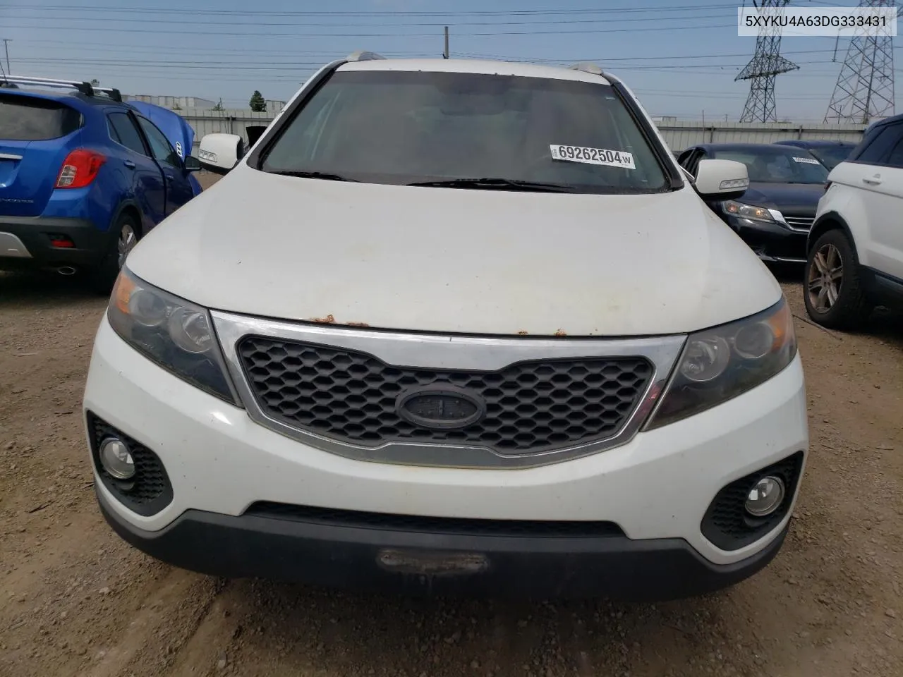 2013 Kia Sorento Ex VIN: 5XYKU4A63DG333431 Lot: 69262504