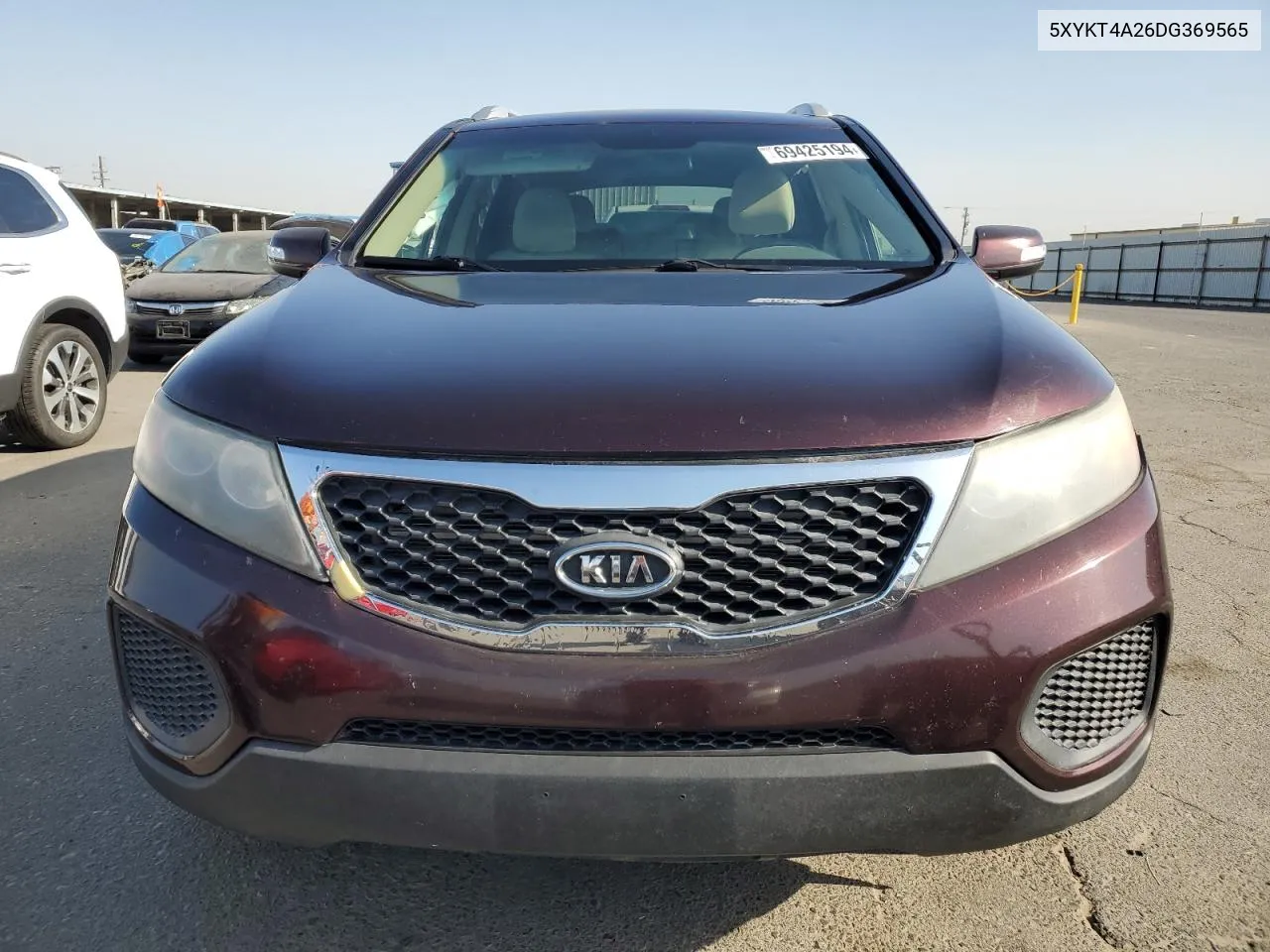 2013 Kia Sorento Lx VIN: 5XYKT4A26DG369565 Lot: 69425194