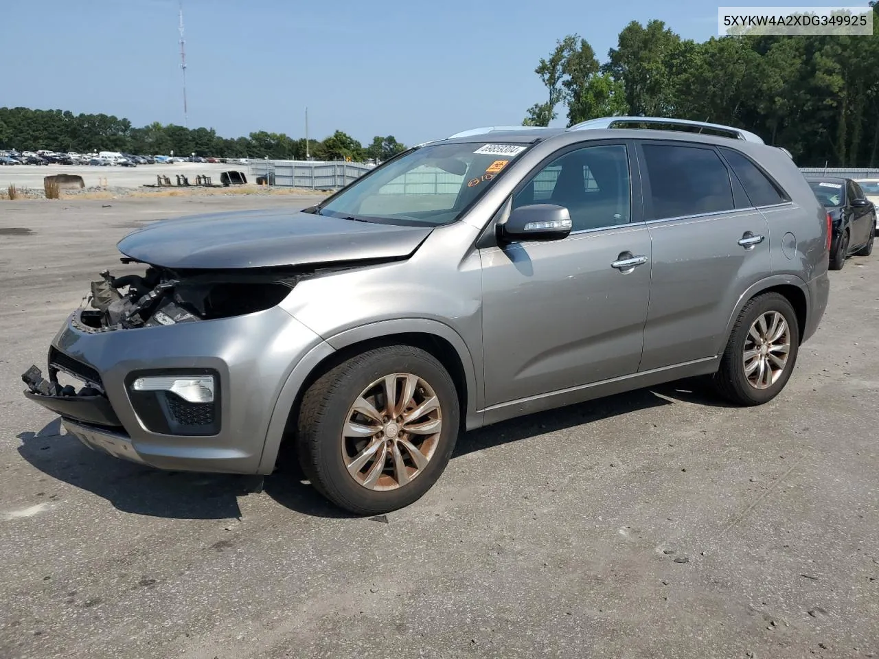 2013 Kia Sorento Sx VIN: 5XYKW4A2XDG349925 Lot: 69859304