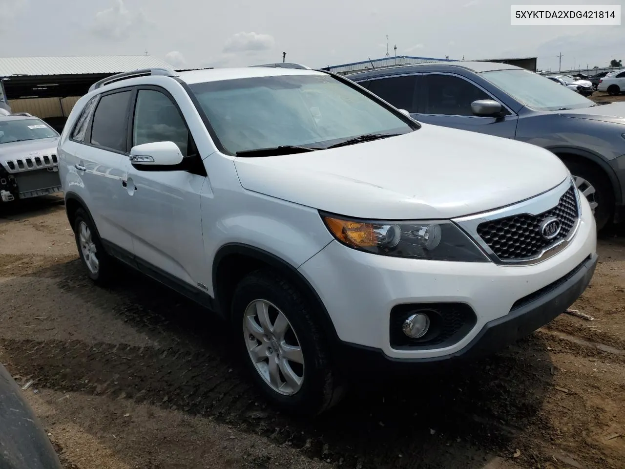 2013 Kia Sorento Lx VIN: 5XYKTDA2XDG421814 Lot: 69987904