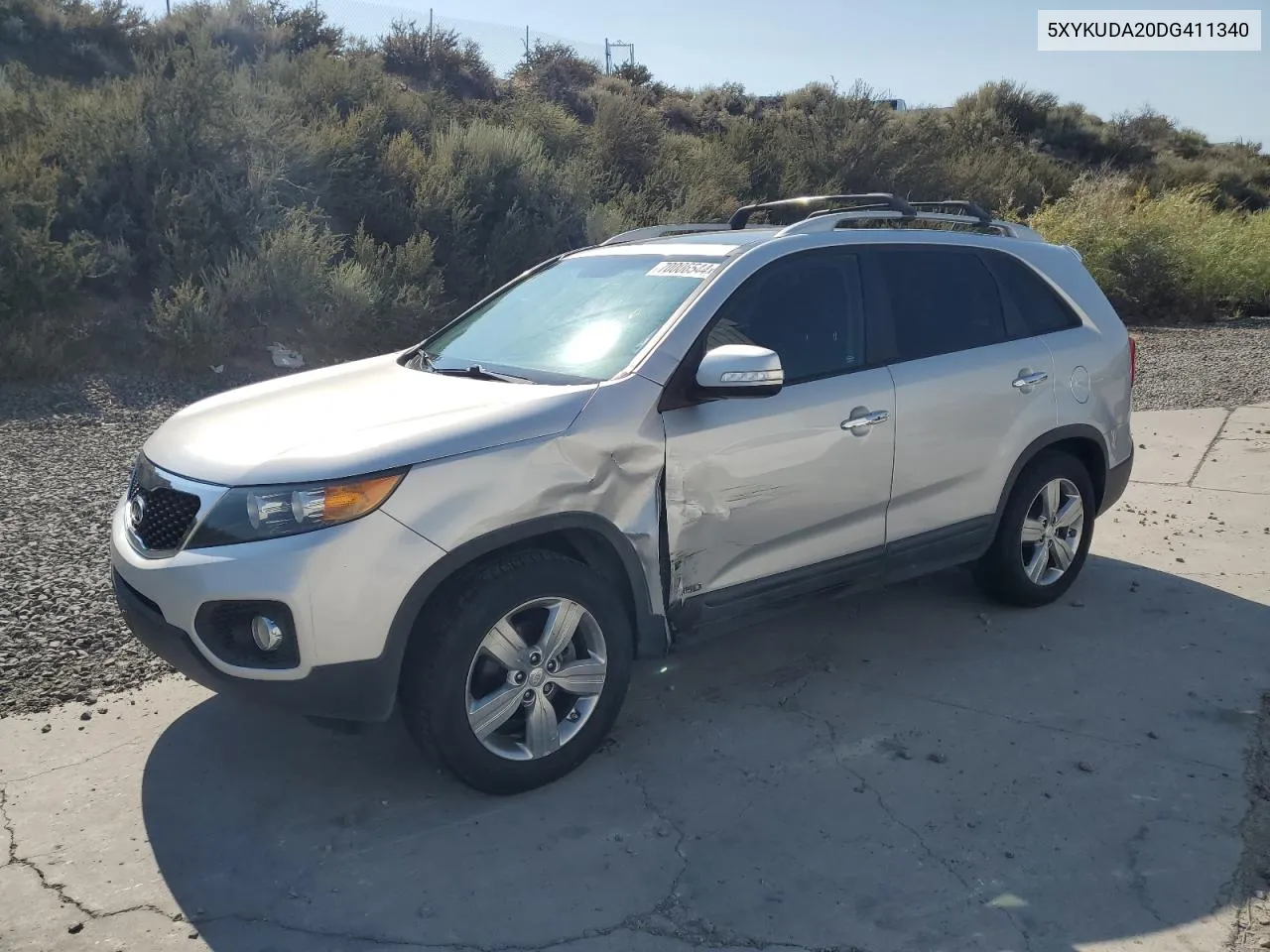 2013 Kia Sorento Ex VIN: 5XYKUDA20DG411340 Lot: 70006544