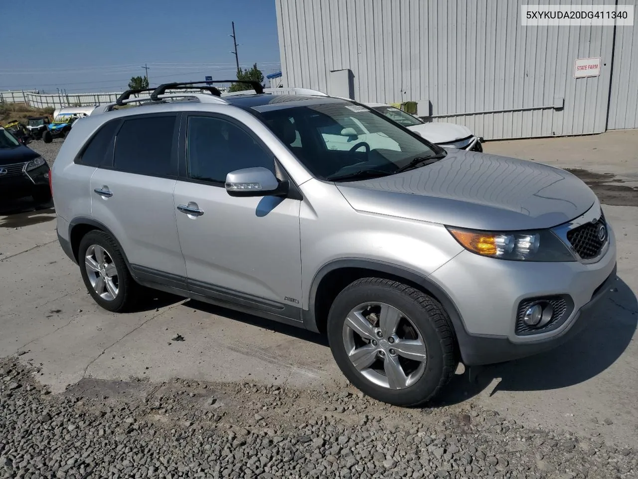 2013 Kia Sorento Ex VIN: 5XYKUDA20DG411340 Lot: 70006544