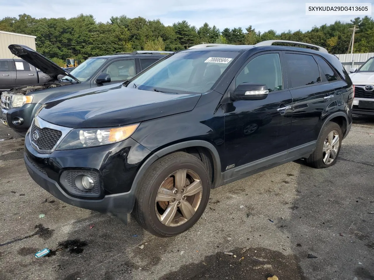 2013 Kia Sorento Ex VIN: 5XYKUDA29DG413605 Lot: 70008504