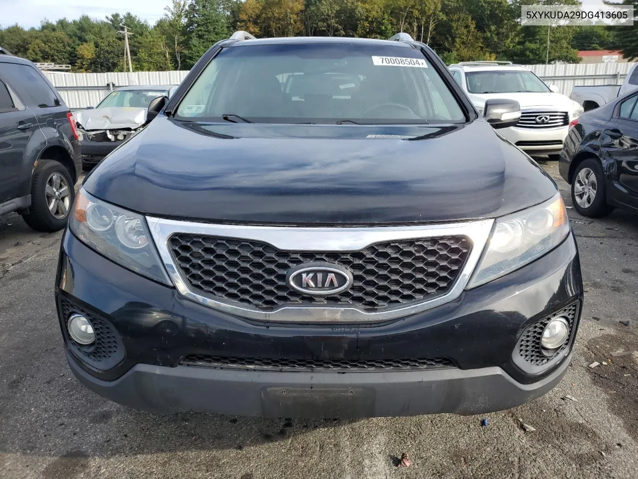 2013 Kia Sorento Ex VIN: 5XYKUDA29DG413605 Lot: 70008504