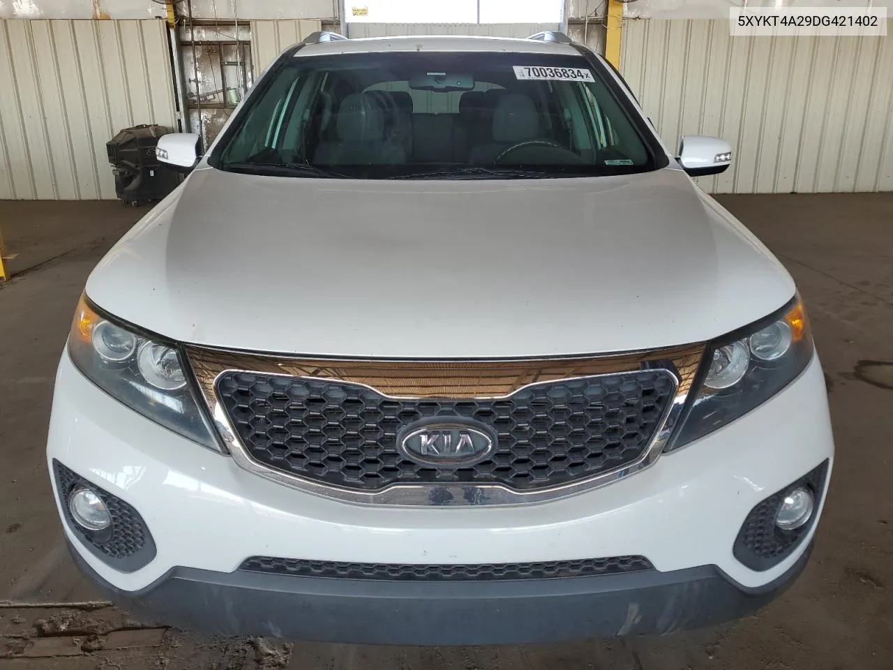 2013 Kia Sorento Lx VIN: 5XYKT4A29DG421402 Lot: 70036834