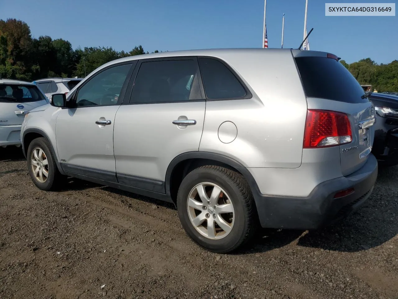 2013 Kia Sorento Lx VIN: 5XYKTCA64DG316649 Lot: 70168164