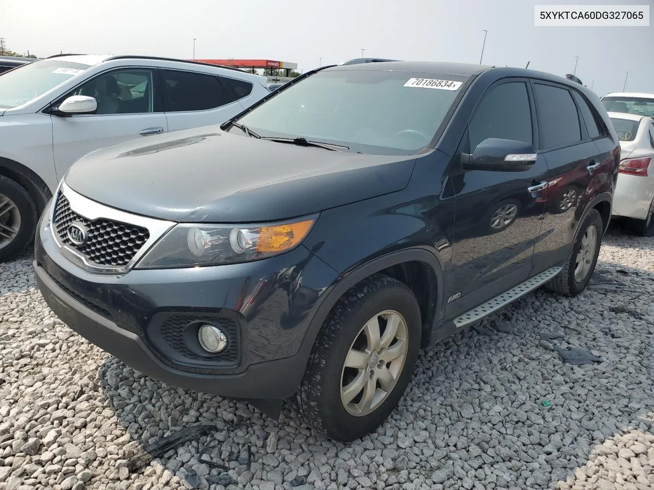 2013 Kia Sorento Lx VIN: 5XYKTCA60DG327065 Lot: 70186834