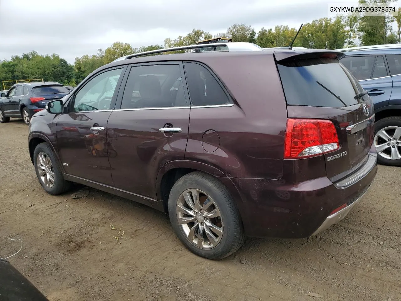 5XYKWDA29DG378574 2013 Kia Sorento Sx