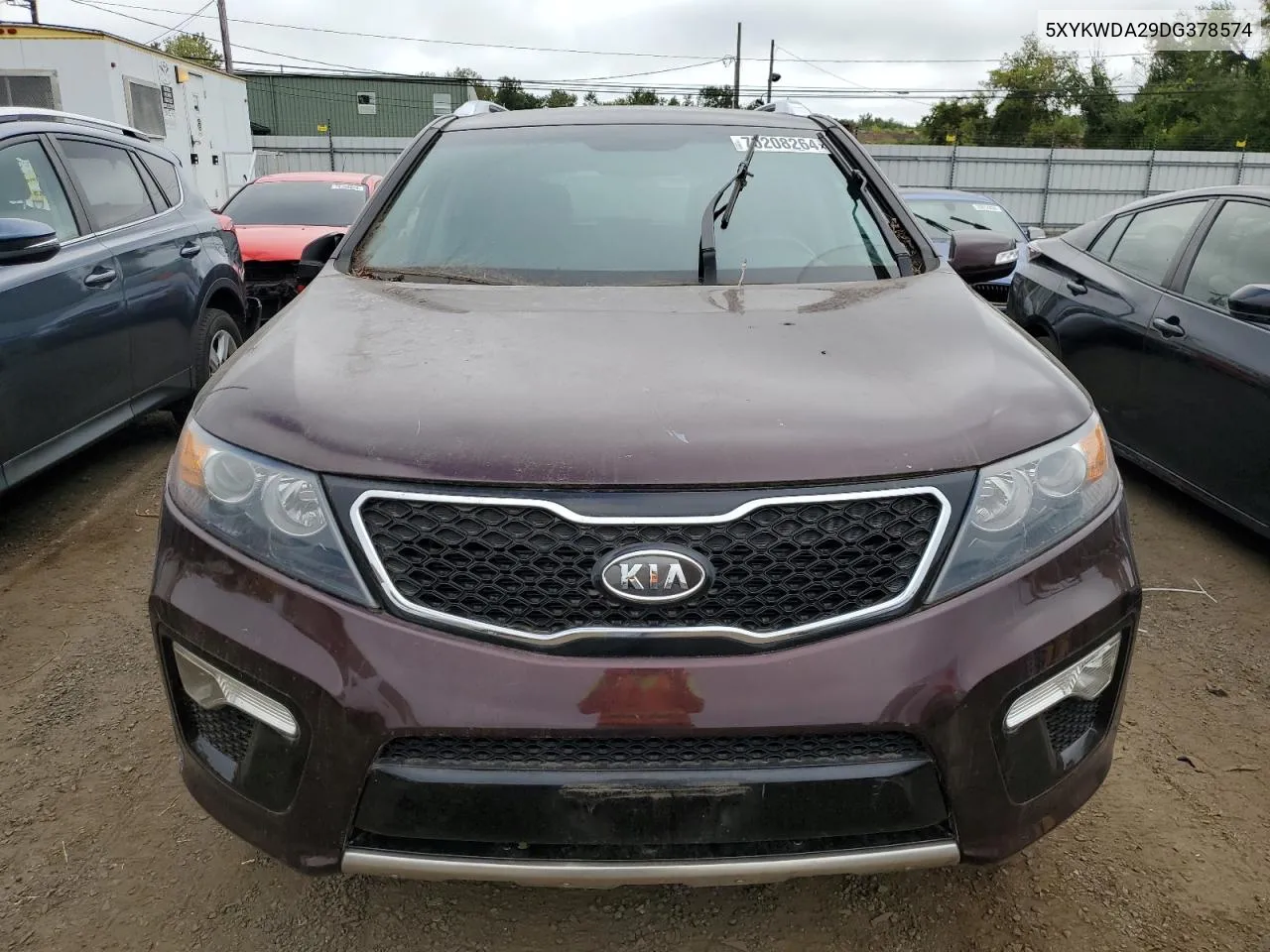 2013 Kia Sorento Sx VIN: 5XYKWDA29DG378574 Lot: 70208264