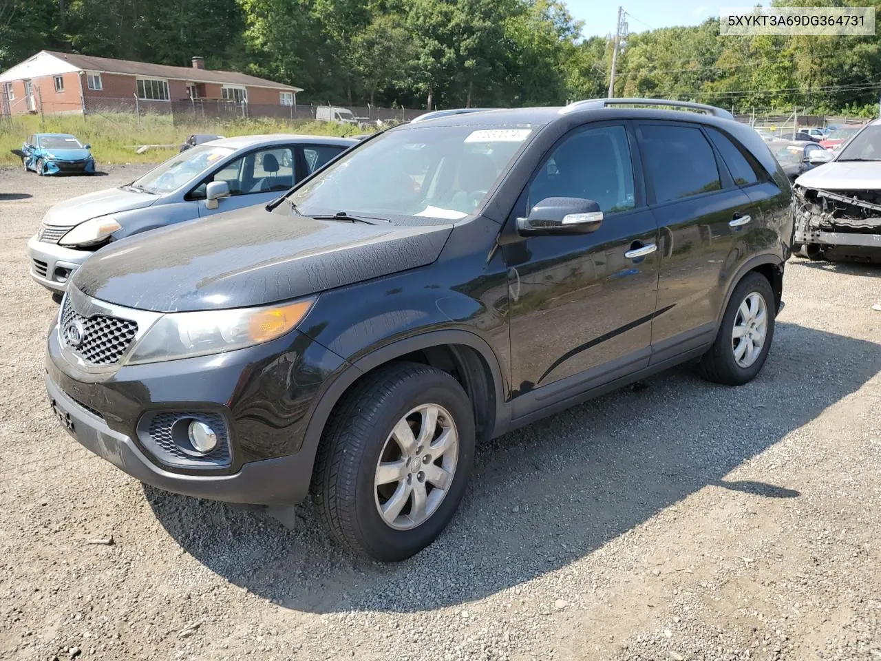 2013 Kia Sorento Lx VIN: 5XYKT3A69DG364731 Lot: 70332024