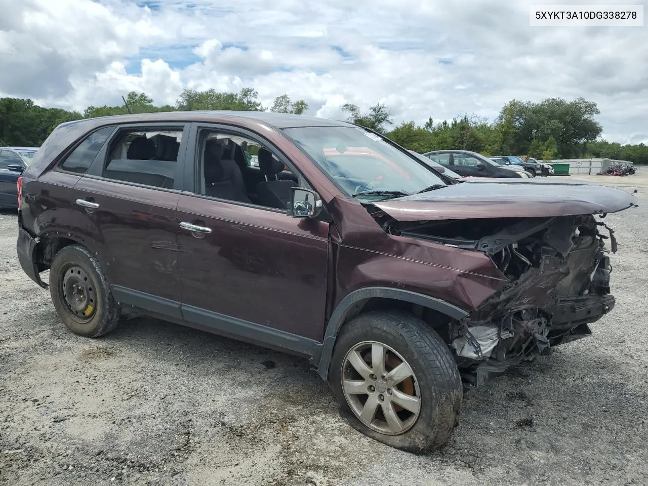 2013 Kia Sorento Lx VIN: 5XYKT3A10DG338278 Lot: 70512934