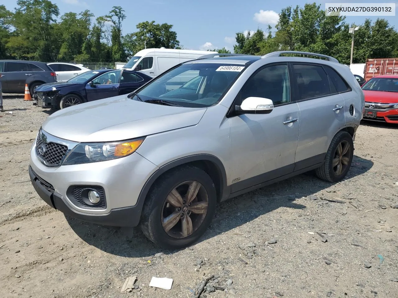 2013 Kia Sorento Ex VIN: 5XYKUDA27DG390132 Lot: 70707294