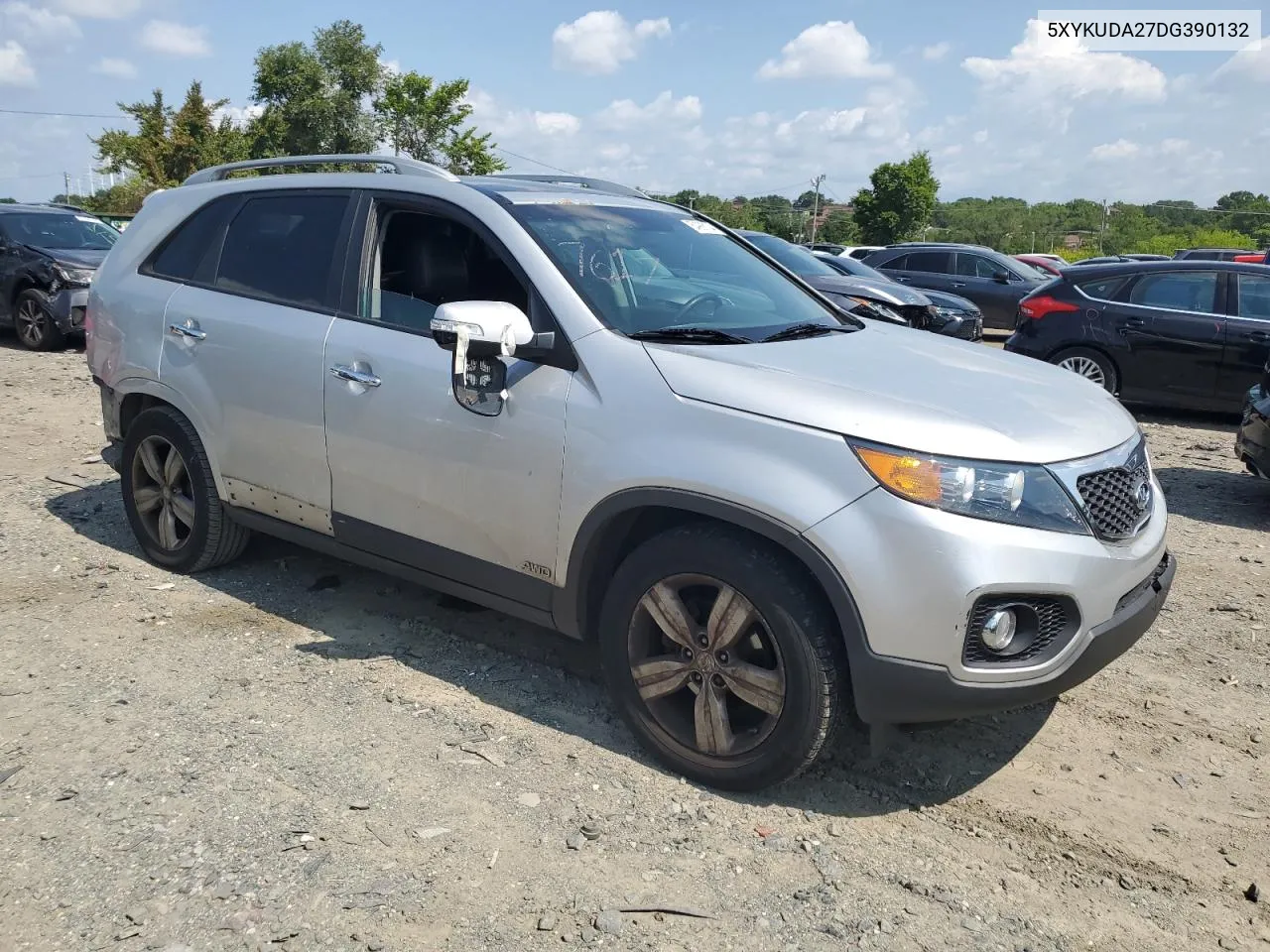 2013 Kia Sorento Ex VIN: 5XYKUDA27DG390132 Lot: 70707294